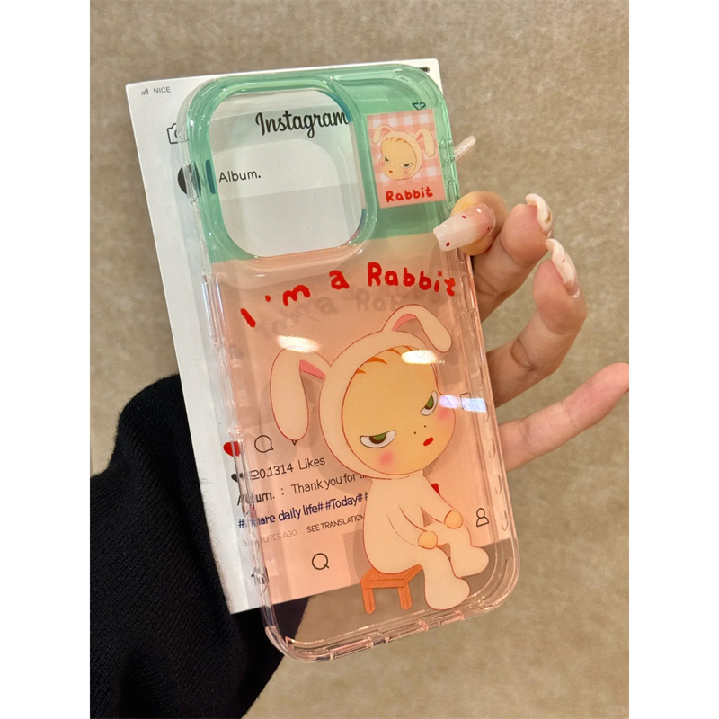 苹果硅胶软壳可爱卡通奈良美智