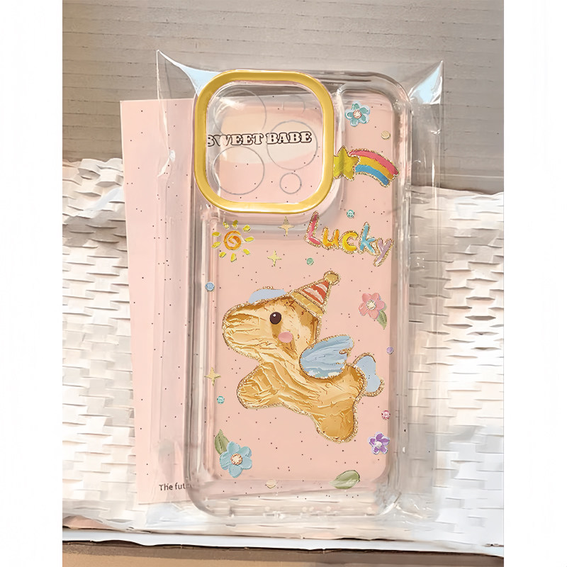 油画小马适用iphone17promax手机壳苹果16/15/13新款12华为mate70创意卡通vivos30小米14oppo红米K80荣耀400
