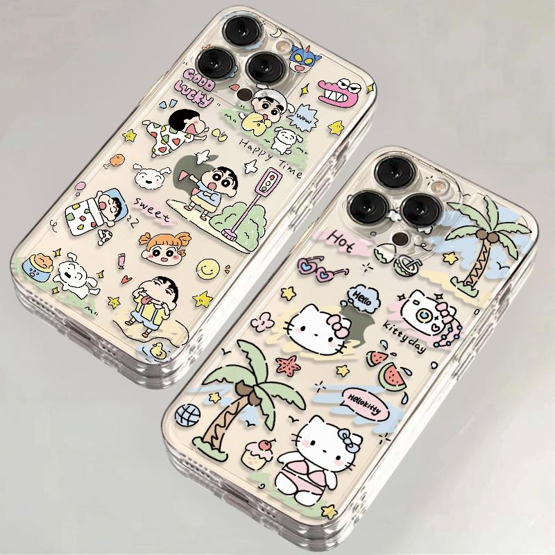 全机型硅胶软壳春游小新凯蒂日韩