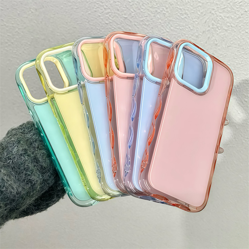 ins风高颜值多巴胺果冻小胖妹适用iPhone16promax手机壳新款糖果色苹果15网红14pro全包防摔13男女保护套16软