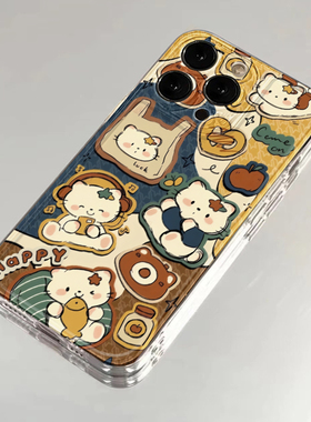 鱼干猫咪适用iphone15promax手机壳苹果13/14/12/11保护套xr华为p70新款vivos18小米14防摔oppo红米k60荣耀90