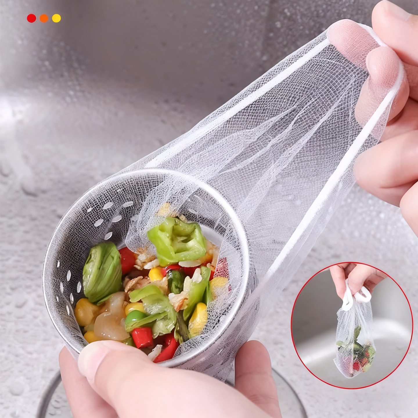 一次性厨房水槽垃圾过滤网下水道水池洗碗槽地漏漏网洗菜盆剩菜池