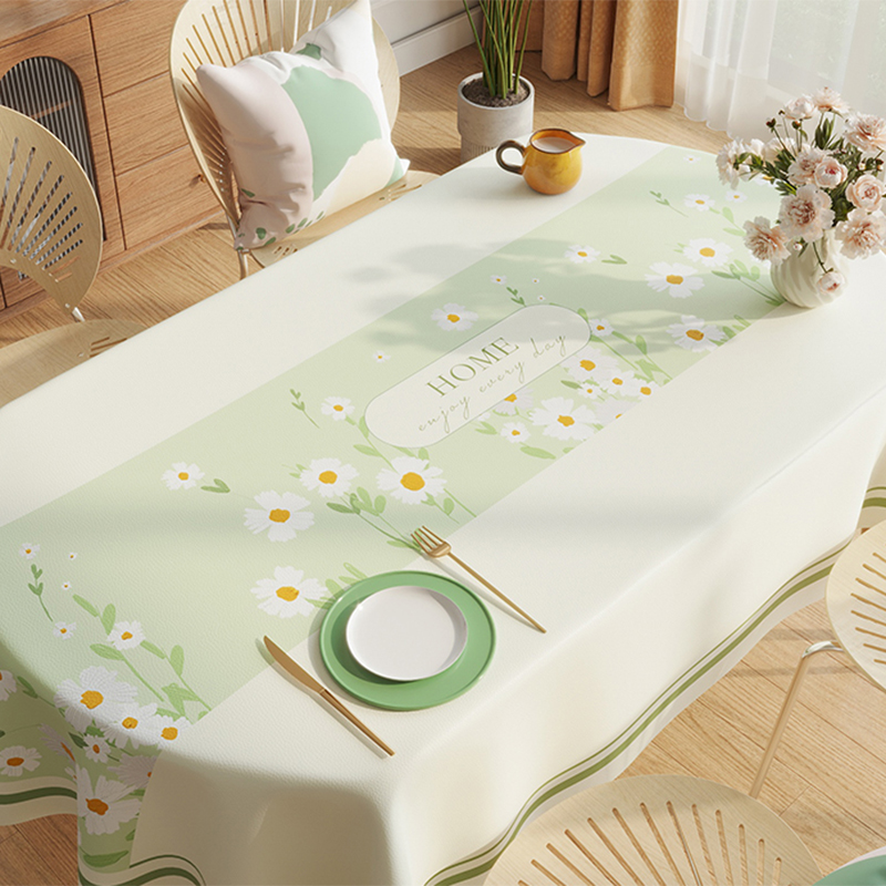 轻奢百搭pvc桌布防水防油免洗