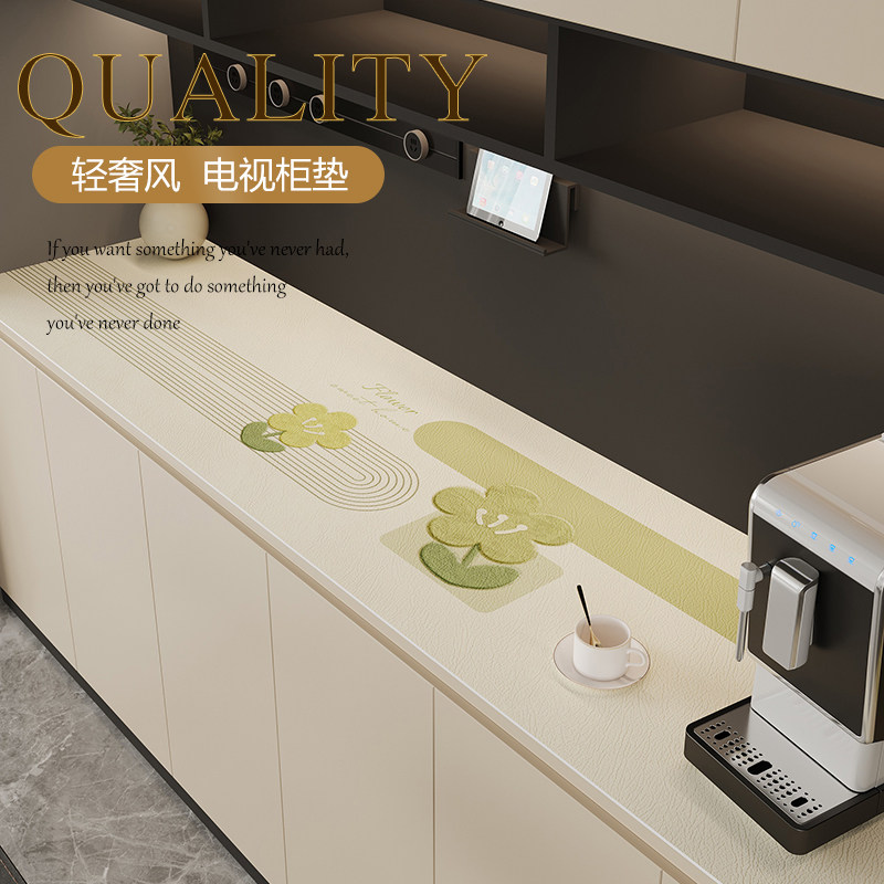 餐边柜保护垫防水防油防烫免洗ins风玄关柜垫子家用皮革餐桌桌垫,居家布艺,桌布,淘宝优惠券,粉丝福利购,淘宝优惠卷