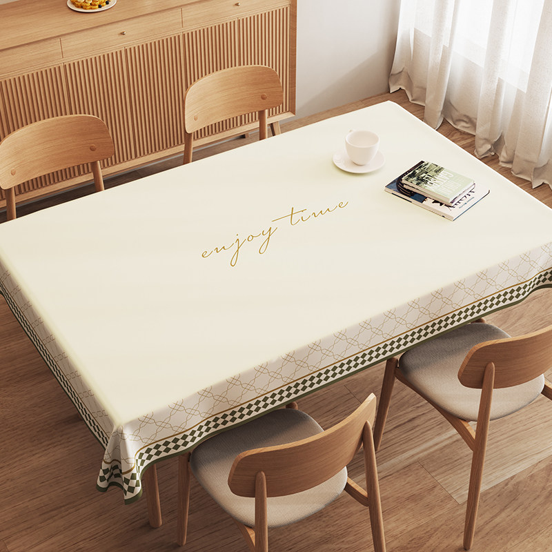 桌布防水防油免洗防烫长方形简约高级感餐桌布pvc台布轻奢茶几布,居家布艺,桌布,淘宝优惠券,粉丝福利购,淘宝优惠卷