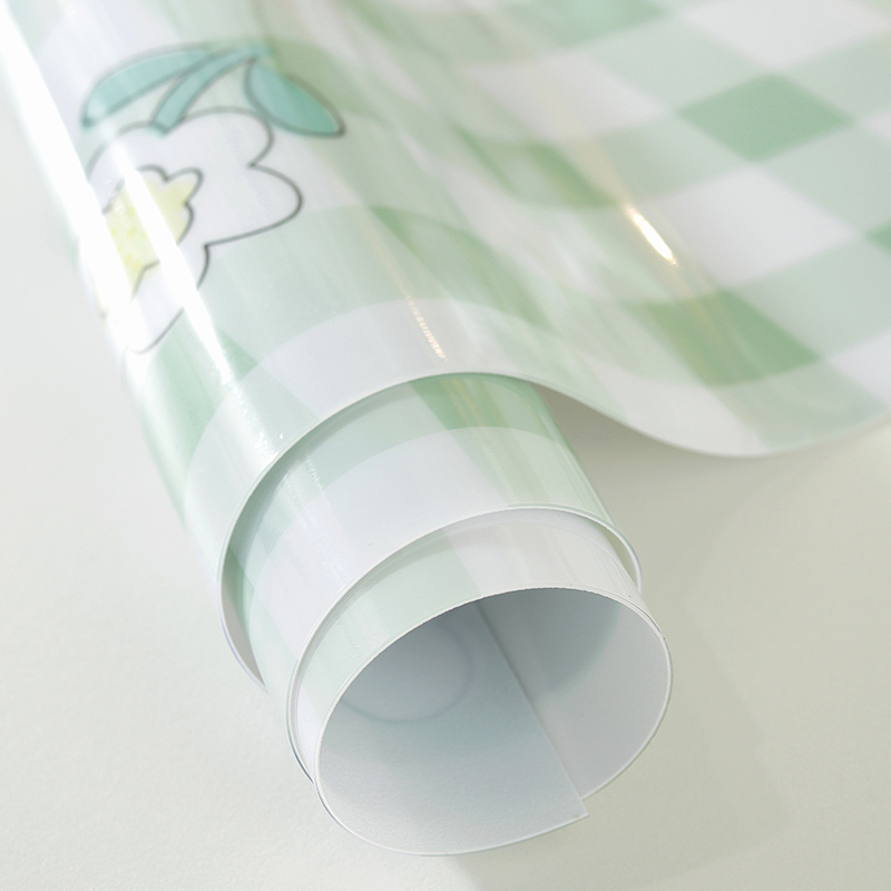 PVC桌布防水防油防烫免洗餐桌垫格子家用台布塑料茶几垫子软玻璃