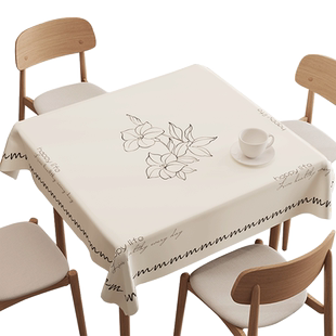 法式pvc正方形桌布免洗防油防水防烫ins风餐桌垫茶几桌垫台布定制