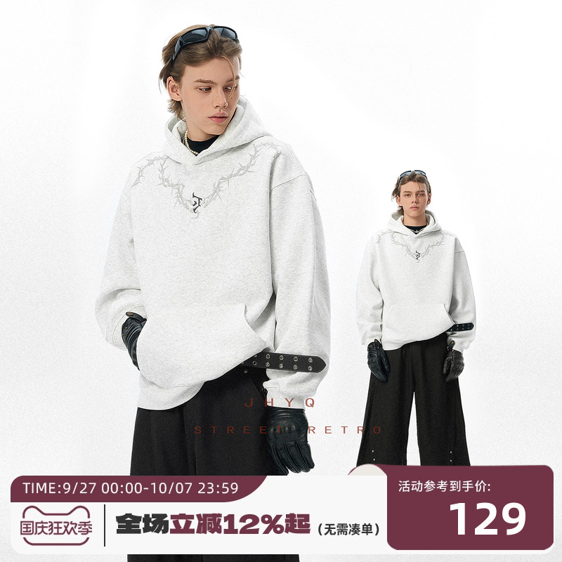 经典款logo荆棘400G重磅卫衣