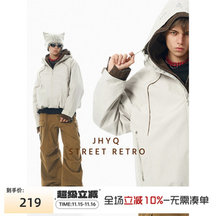 JHYQ净化眼球解构拼接冲锋夹克男三防面料登山外套 特价 断码