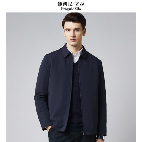 佛朗尼齐拉翻领羽绒服日常鹅绒