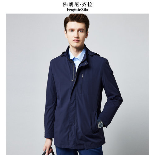 佛朗尼齐拉春秋翻领标准夹克
