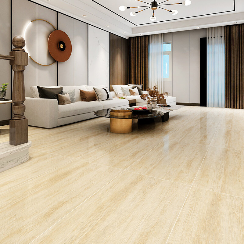 木纹瓷砖600x1200哑光地砖仿实木客厅日式木纹砖卧室原木色地板砖