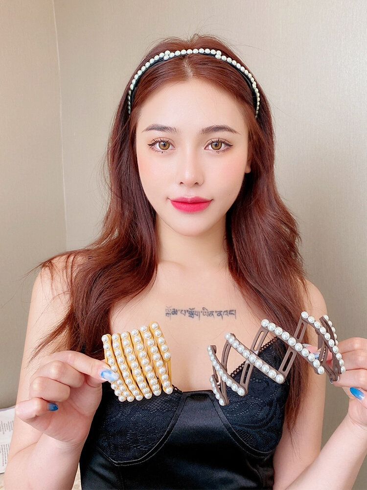 压发圈网红2021夏季年新款儿童短发可爱带钻流苏洗漱时尚宽小女孩