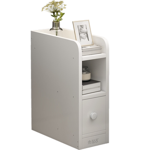 出租房用窄小极窄床头柜超小小型迷你小柜子窄缝边缝床边柜WQ124A