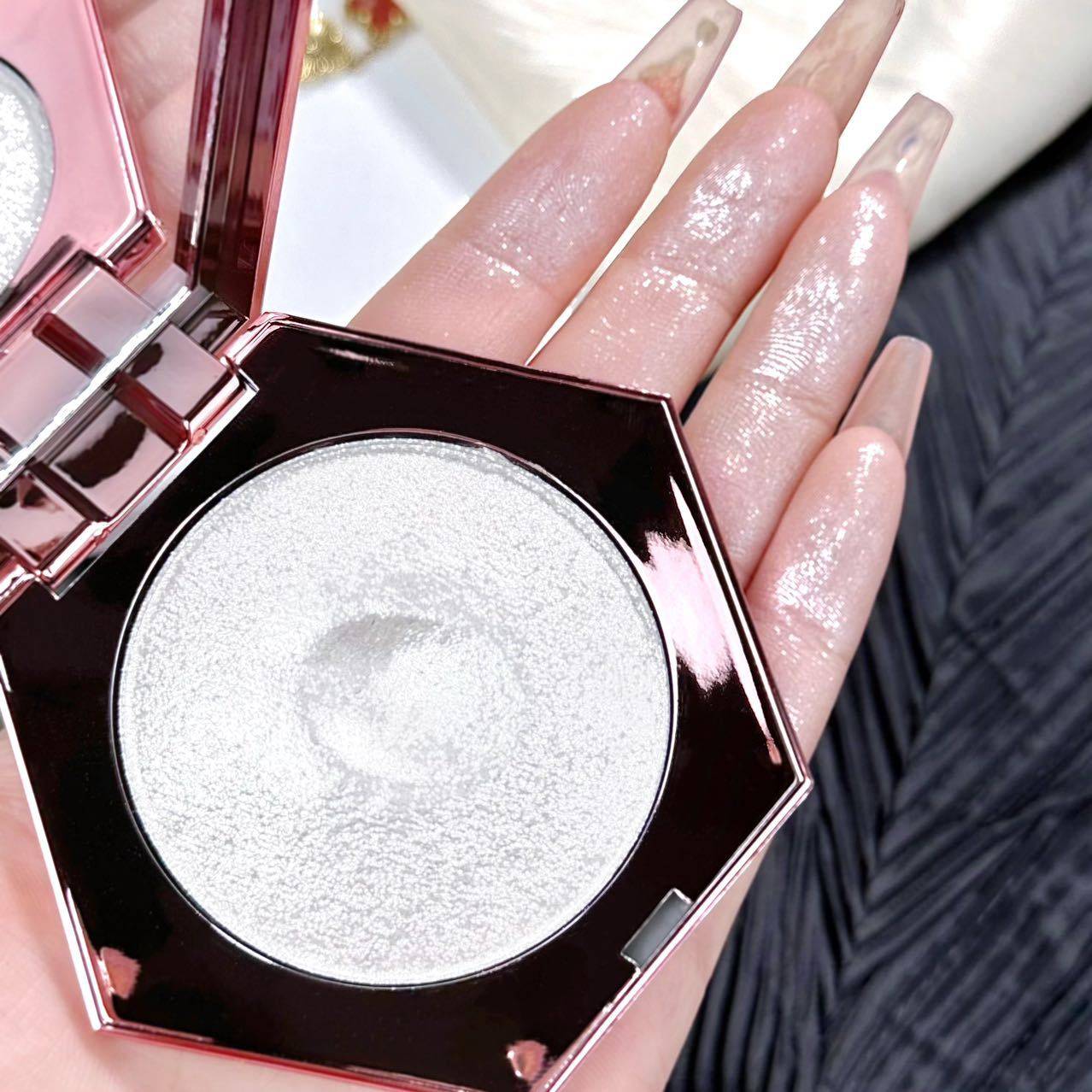 水光钻石高光粉饼土豆泥独角兽碎钻闪粉珠光提亮神仙高光修容盘女