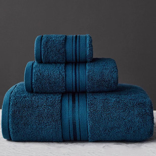 Cotton Towels Set 3Pcs Bath Towel And Face Towel washcloth