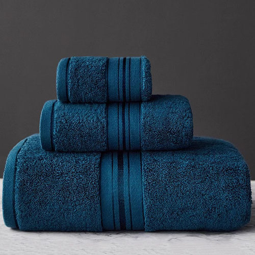 Cotton Towels Set 3Pcs Bath Towel And Face Towel washcloth