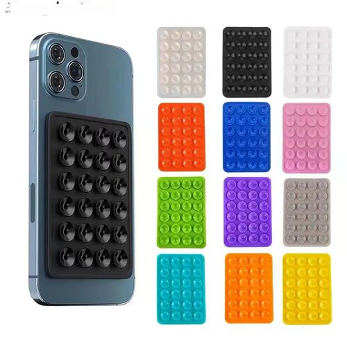 Sticky Grippy Suction Phone Case Mount Sillicon Adhesive Pho