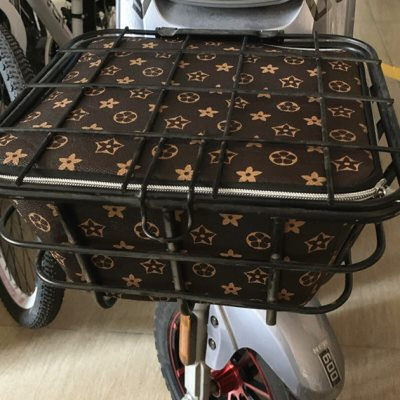 新国标深远009电动车前车筐内胆包送餐电动脚踏车防尘防漏车篓内