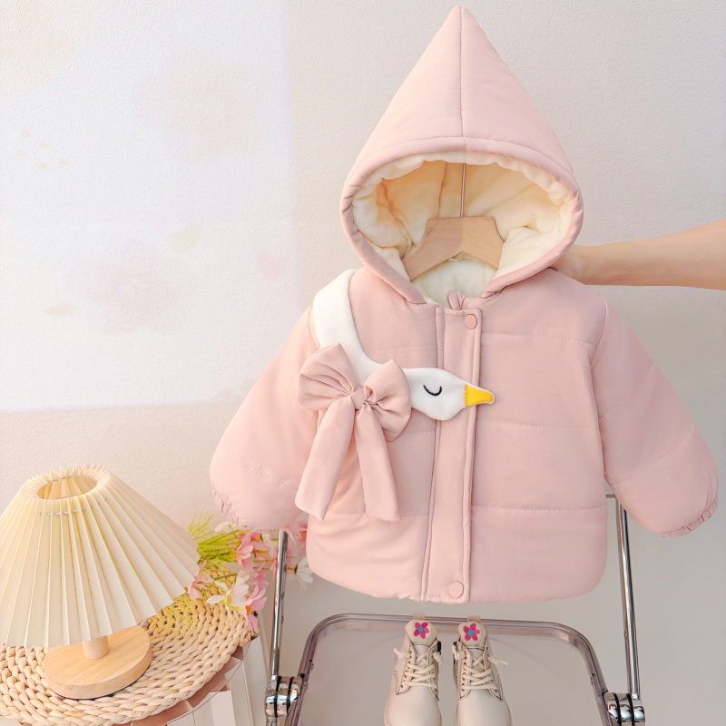 女童棉衣秋冬款2025新款