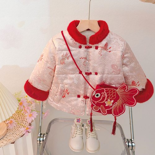 女童冬装汉服洋气儿童加绒