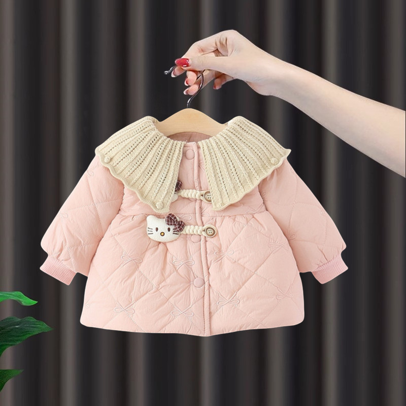 女童棉服冬款2025新款洋气