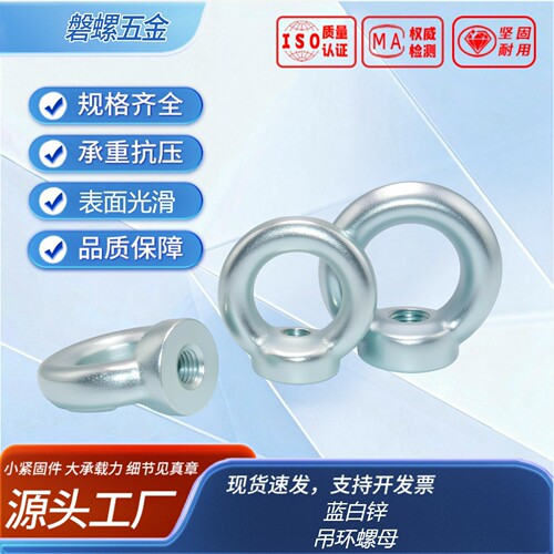 吊环螺母 （锻打）DIN582  蓝白锌