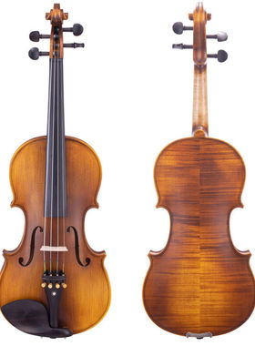 青歌QV201手工实木小提琴儿童成人初学者练习考级晋级QV202小提琴