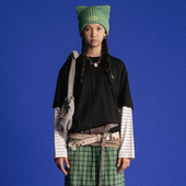 GOODBAI T恤 素图案印花oversize短袖 GOODEES 后背多元