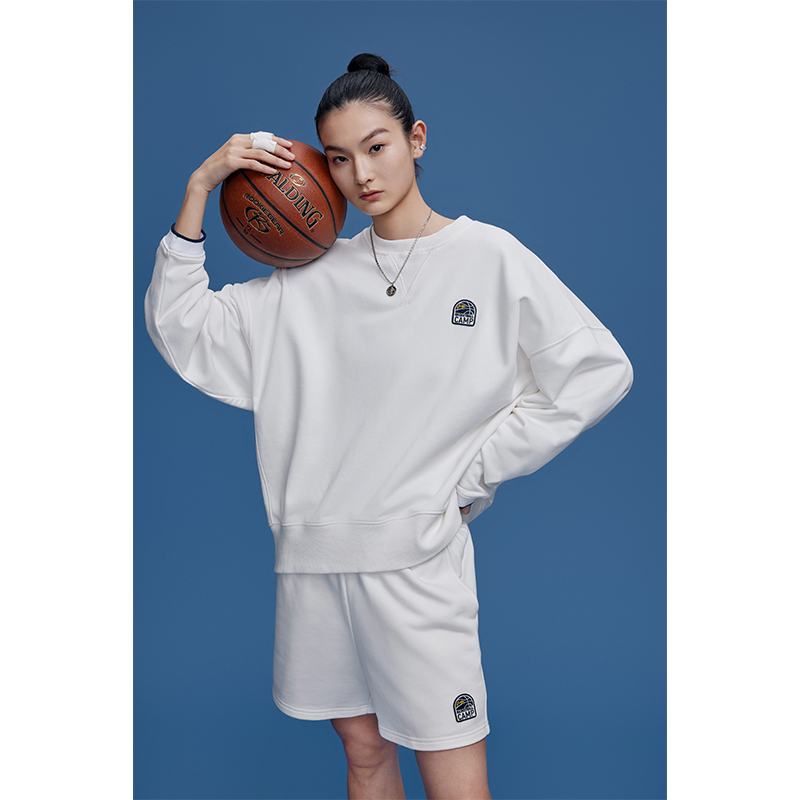 GOODBAI肌理发泡无帽卫衣