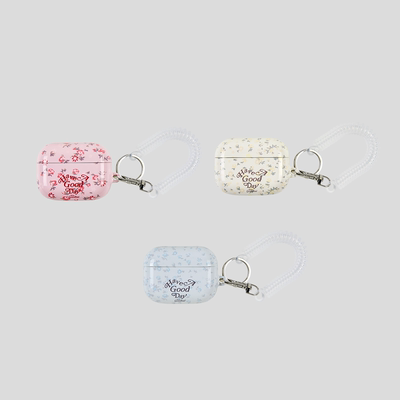 GOODBAI 'HAVE A GOOD DAY'碎花LOGO耳机壳