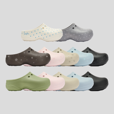 GOODBAI GOODEES Star Fluffy星星鞋可爱厚底拖鞋