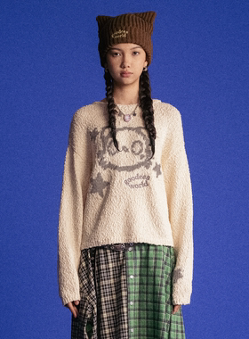 GOODBAI GOODEES 机器小猫五角星毛衣