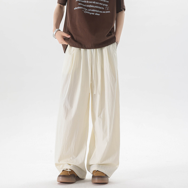 K171 垂感慵懒风山本裤直筒拖地阔腿休闲裤男女同款 特P28无差价图片