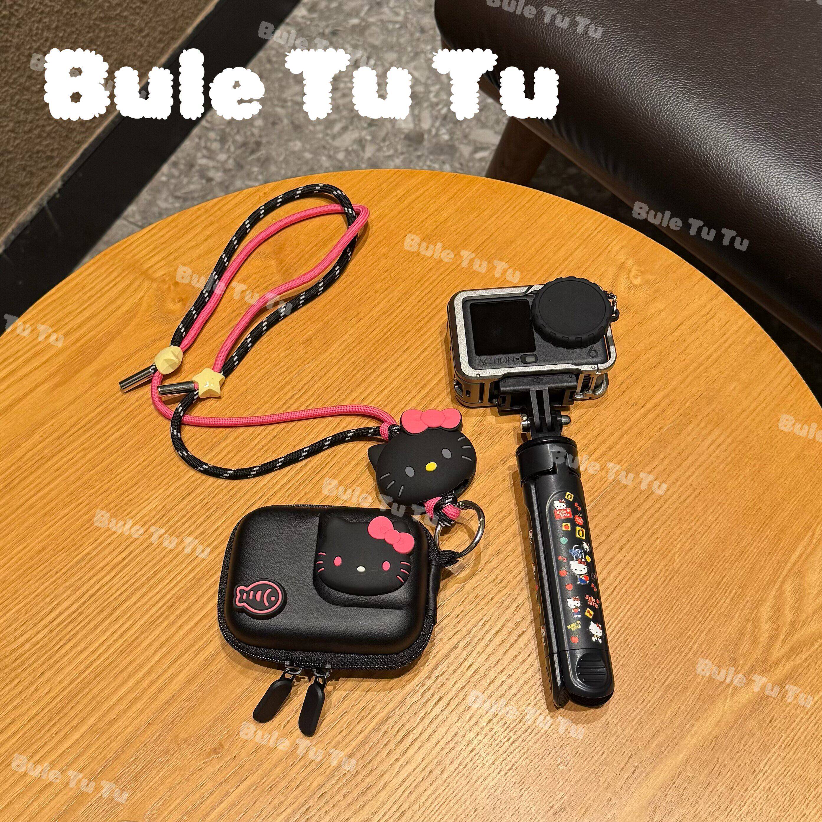 原创大疆action5pro/3/4收纳包可爱相机保护包挂脖action6通用