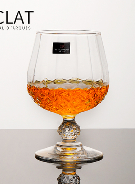 法国进口CDA水晶白兰地酒杯威士忌杯 XO洋酒杯轻奢干邑杯烈酒杯子