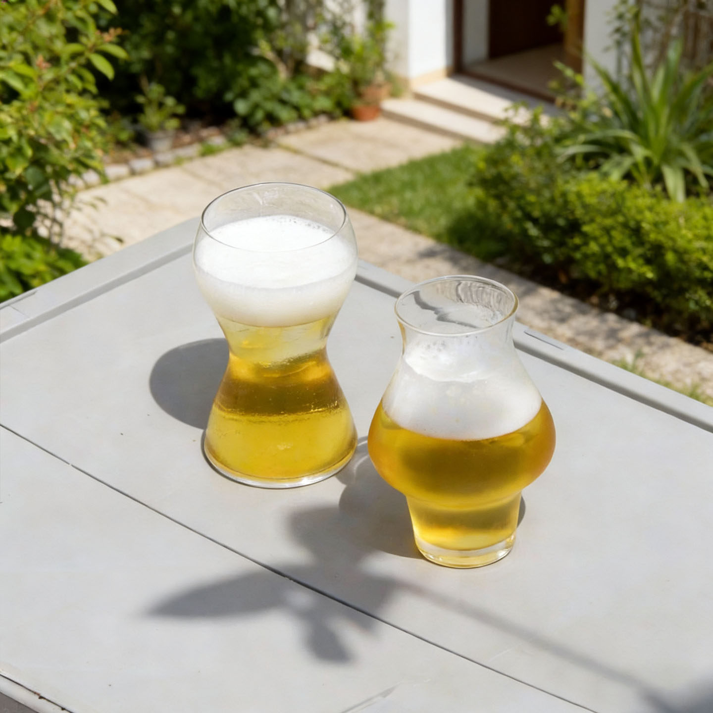 轻奢精酿啤酒杯IPA酒杯大容量玻璃水杯收腰对饮杯日式小麦杯300ml