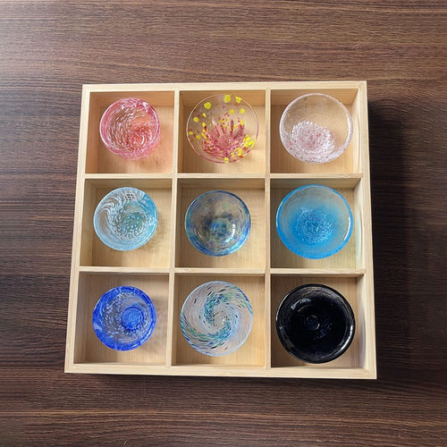 东洋佐佐木清酒杯日式小酒杯彩色