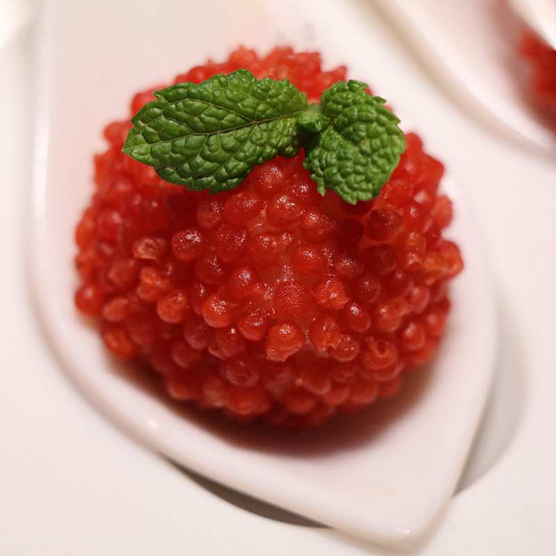 正宗梁某人脆花粒荔枝虾球原料天妇罗脆花粒红色翠花网红抖音同款