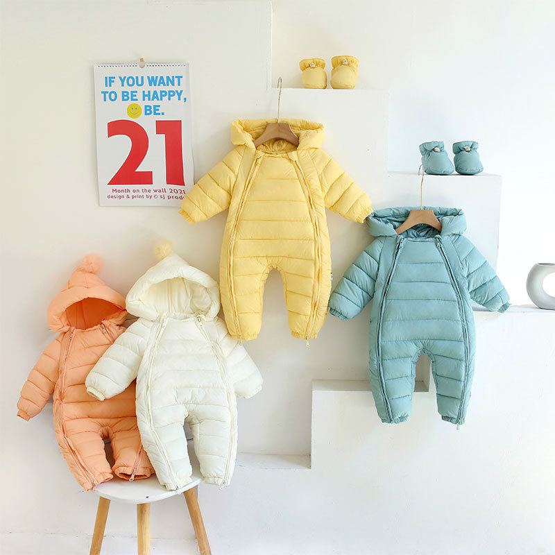 品牌巴啦新生婴幼儿连体哈衣