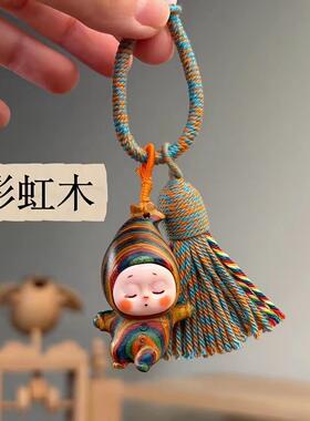 薄款彩虹木睡梦精灵宝宝