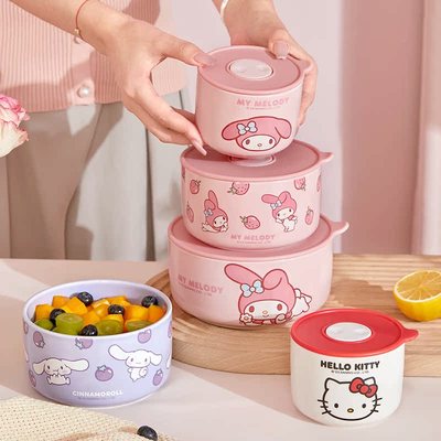 marsica三丽鸥饭盒可微波炉加热