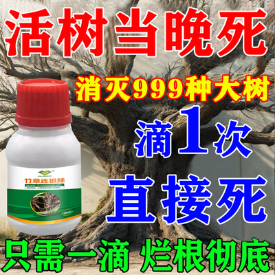 烂根除大树专用杀大树药强力腐树根专用剂枯树王药灭树一滴死神器