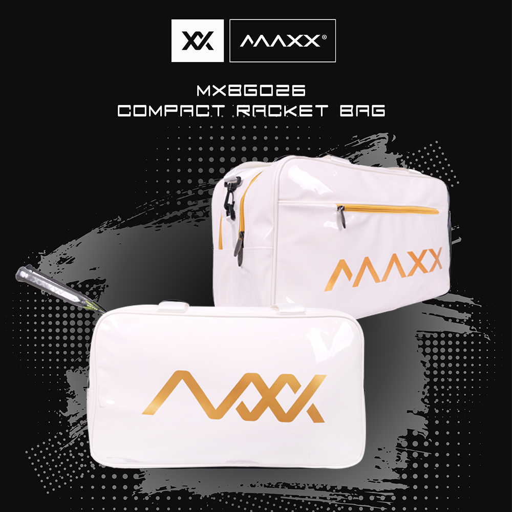 MAXX经典单肩多功能双层羽毛球拍包斜跨时尚个性轻便简约便携包