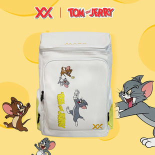 MAXX玛速正品猫和老鼠联名款独立鞋仓羽毛球包大容量双肩球拍包