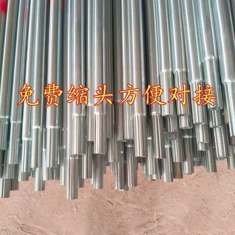 天津热镀锌温室大棚卷膜杆加厚钢管烧焊大小头防锈切割打孔