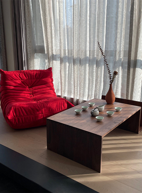 2025新款毛毛虫沙发客厅卧室懒人沙发小户型家具休闲轻奢布艺沙发