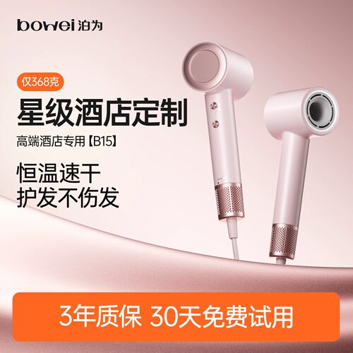 泊为B15吹风机负离子恒温高速