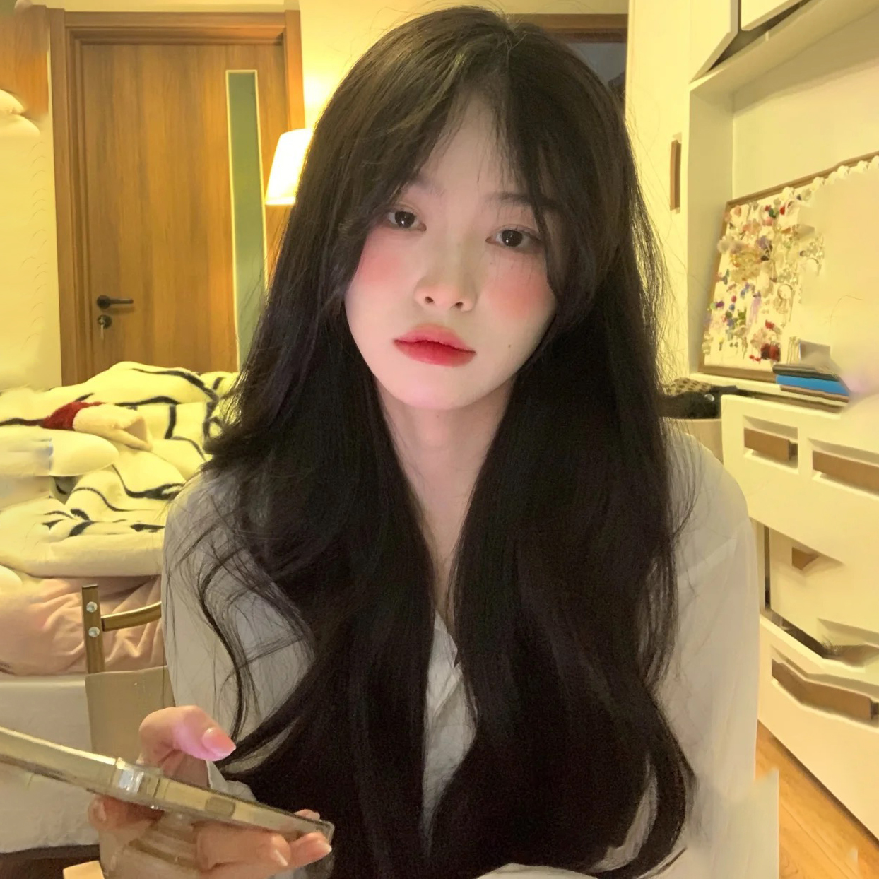 佐薇兰假发女长发夏季中分八字刘海自然长卷发大波浪仿真全头套式