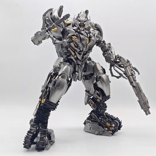 变形玩具坦克威震天机器人男孩飞机儿童金刚合金机甲模型手办摆件